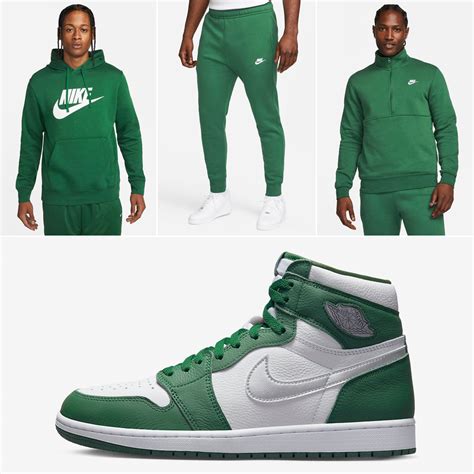 Air Jordan 1 High Gorge Green Shirts Hats Clothing Outfits