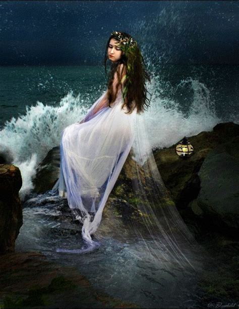 Nereid- Greek myth: they are sea nymphs, the fifty daughters of Nereus and Doris, sisters to ...