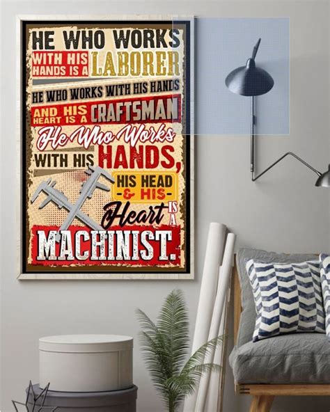 Poster MACHINIST PREMIUM Vertical Poster | Etsy