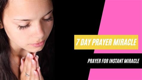 7 Day Prayer Miracle Review: Prayer For Instant Miracle | Book Pdf Free Download – Reivewdz.com ...