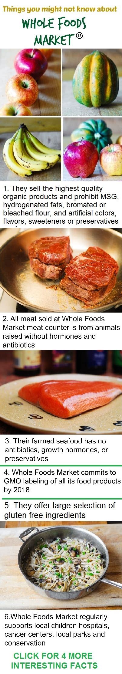 10 Things you might not know about Whole Foods Market: they WILL NEVER ...