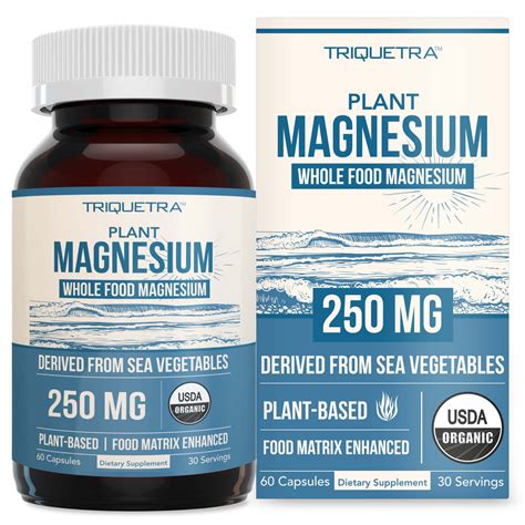 Plant Magnesium: Organic, Whole Food Magnesium Supplement - Triquetra™