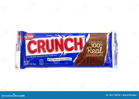 Nestle Crunch Bar editorial stock photo. Image of product - 194173878