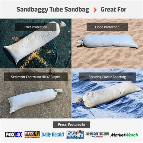 Tube Sandbags for Trucks, Erosion, & Flooding - Sandbaggy