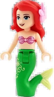 LEGO Disney Ariel Human (Light Nougat) • Minifig dis150