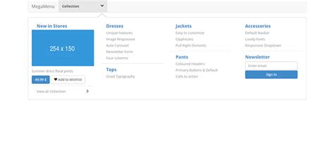 Bootstrap Mega Menu | Bootstrap Themes