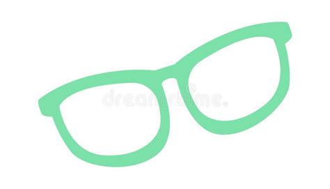 Silhouette of glasses stock vector. Illustration of summer - 272292891