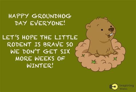 Groundhog Day Messages, Quotes & Sayings - Inspiring Wishes