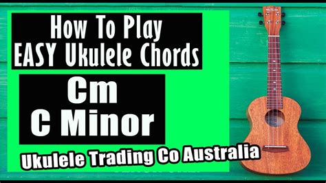 How to play the C minor Ukulele Chord. The EASY FINGERING way to play ...