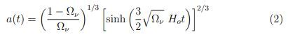 Solved 2. The Friedmann equation (eq. 26.20 in Moore's | Chegg.com