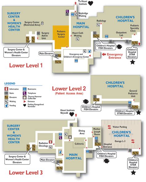 Campus and Parking Maps | Sacred Heart Medical Center | Providence