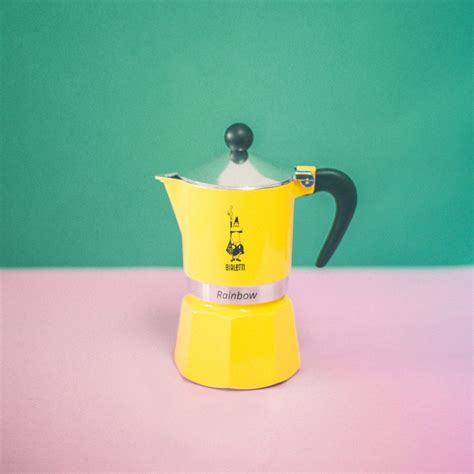 Bialetti Rainbow Amarilla (1,3,6 Cups) | Sabio Infante