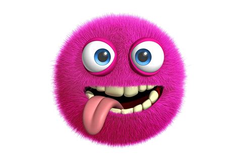 pink emoji wallpaper #monster #face #funny #cute #fluffy #2K #wallpaper #hdwallpaper #desktop ...