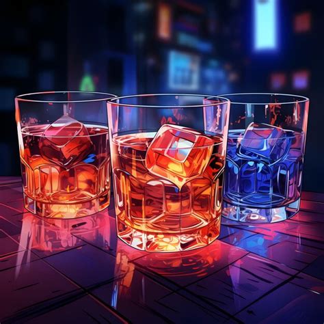 Premium AI Image | Cocktail glasses