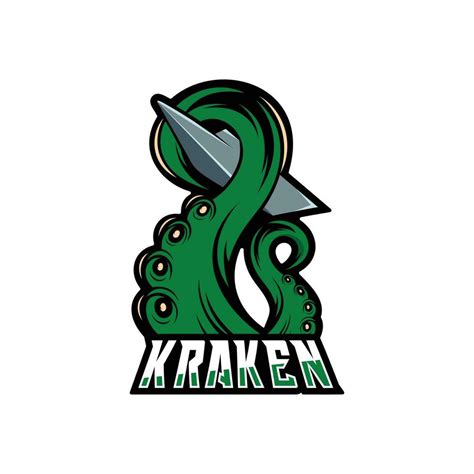 kraken logo design 27569216 Vector Art at Vecteezy