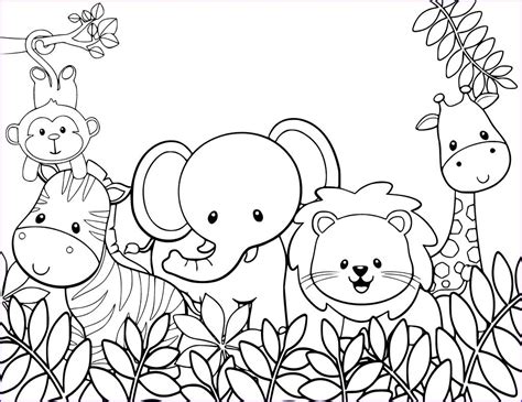 Listed here are the most typical 14 Beautiful Image Of Jungle Animals Coloring Page trends to ...