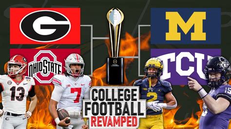 The 2023 CFP According to Revamped! (NCAA Football 23 Simulation) - Win Big Sports