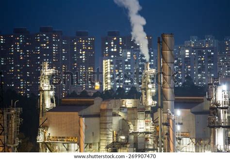 Industrial Night View Stock Photo (Edit Now) 269907470