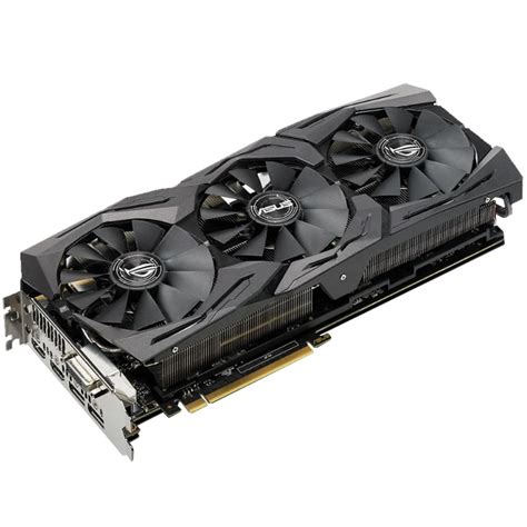 Placa de vídeo - NVIDIA GeForce GTX 1080 TI (11GB / PCI-E) - Asus ROG ...