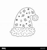 Christmas Hats Coloring Pages sketch template
