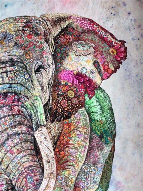 Elephant art, Elephant artwork, Elephant painting