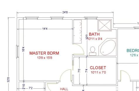 Master Suite Addition Plans | Master Suite Floor Plans Polished in Glossy Colors… | Master suite ...