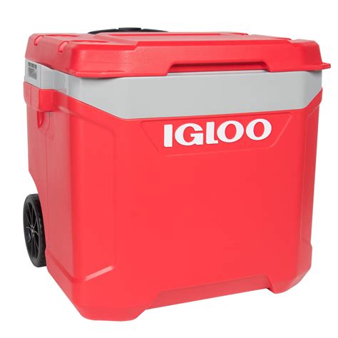 Igloo Latitude 60 Quart Wheeled Cooler - Red - Red | Sportsman's Warehouse