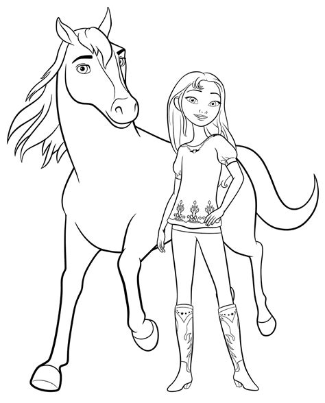 Spirit Riding Free Coloring Pages - Best Coloring Pages For Kids