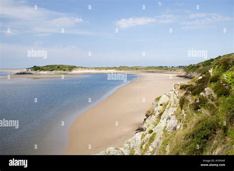 Beach near Borth y Gest and Porthmadog golf club, North Wales Stock Photo - Alamy