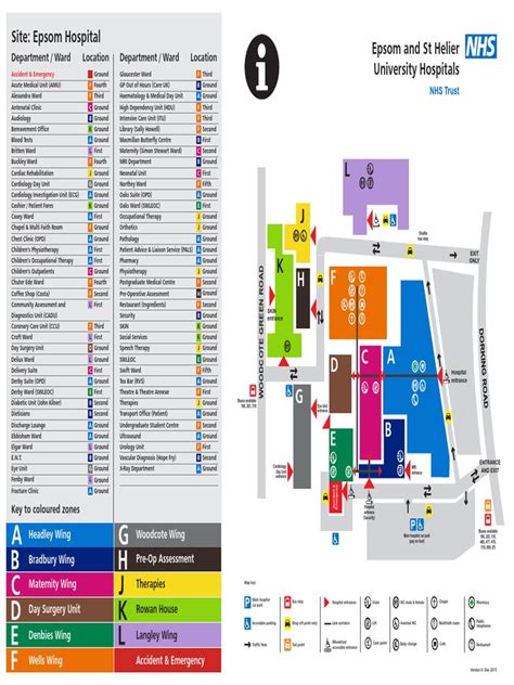 Epsom Map | Cardiology | Hospital