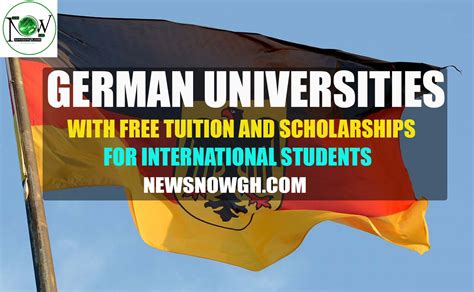 German Universities with Free Tuition and Scholarships For ...