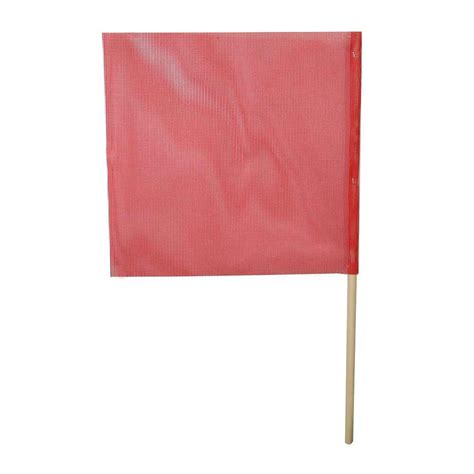 Nylon Traffic Flags - DOT Compliant Red Danger Flags