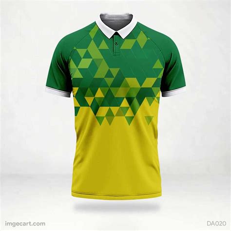 Cricket Jersey Design GREEN AND YELLOW - imgecart