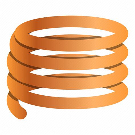 Abstract, metal, orange, spring, technology icon - Download on Iconfinder