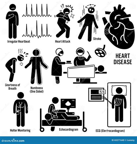 Cardiovascular Disease Heart Attack Coronary Artery Illness Clipart Stock Vector - Illustration ...