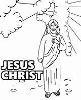 Printable Coloring Pages Of Jesus sketch template