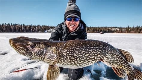 Ice Fishing for HUGE Northern Pike! - YouTube