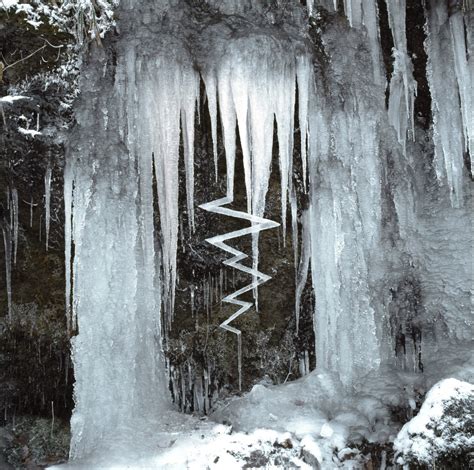 Andy Goldsworthy | Reconstructed icicles (2010) | Artsy