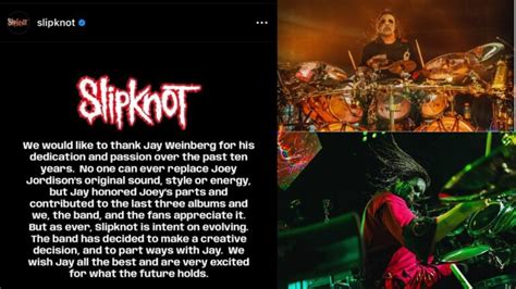 Jay Weinberg leaves Slipknot: What Did Band Say About it?