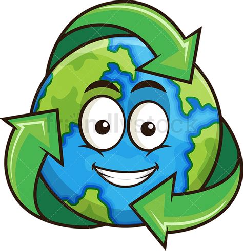 Recycle Sign Cartoon Clipart