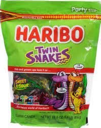 Haribo Twin Snakes 4.5 Pound Bulk Bag | Long Island Candy Factory