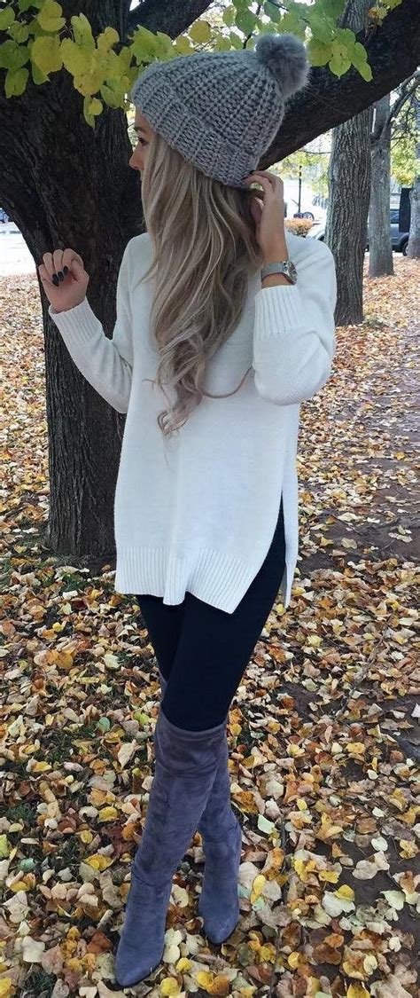 Inspiring Fall Outfits for the Best Look | Womens white sweater, Trendy ...