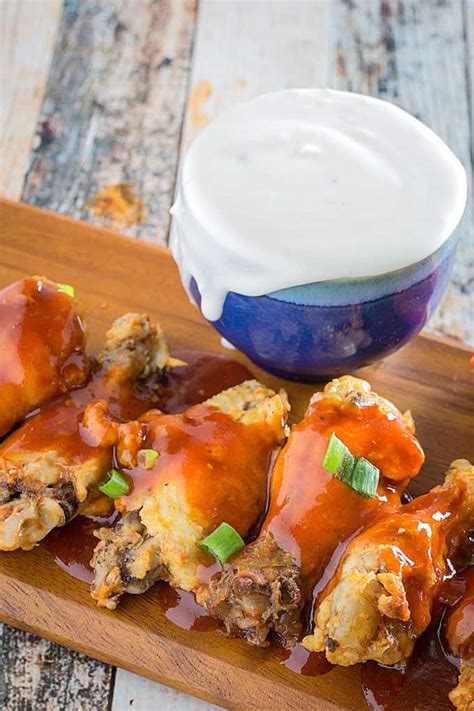 Easy Slow Cooker Buffalo Chicken Wings • Dishing Delish