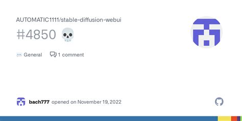 💀 · AUTOMATIC1111 stable-diffusion-webui · Discussion #4850 · GitHub