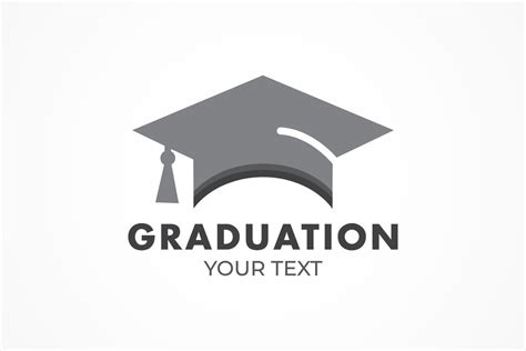 Graduation cap logo template 6388929 Vector Art at Vecteezy