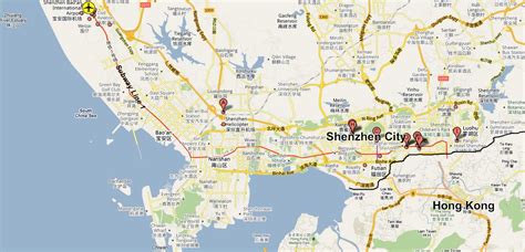 Yantian Shenzhen Map Toursmapscom