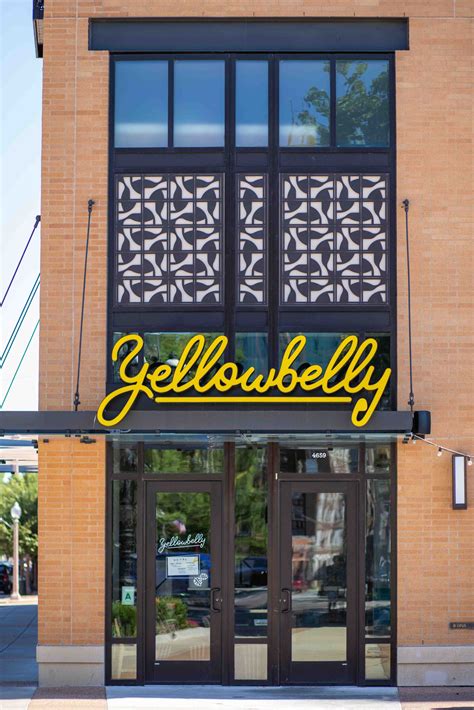 Exterior Restaurant Signage at Yellowbelly - Engraphix Architectural ...