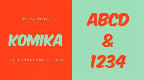 Komika Font Family Free Download - Free Fonts Lab