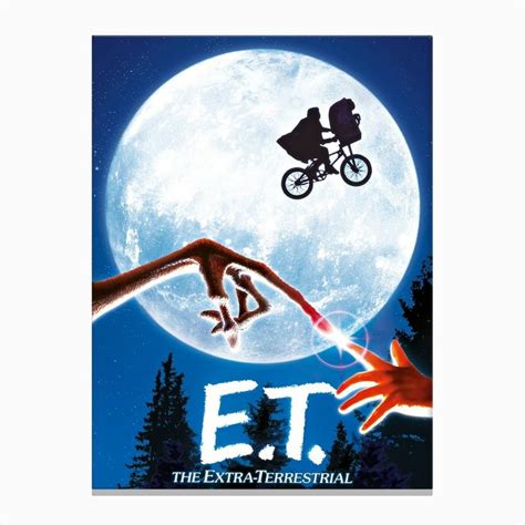 ET, Wall Print, Movie, Poster, Print, Film, Movie Poster, Wall Art, Canvas Print | Movie posters ...