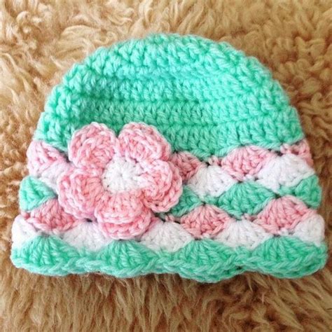 Crochet Baby Beanie. | Crochet baby beanie, Easy crochet hat, Crochet hats